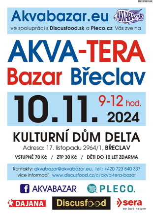 Vstupenka na Akva Tera Bazar Břeclav